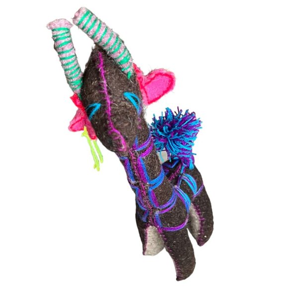 NWT! One-of-a-Kind Twoolies Handmade Wool Giraffe Retired 17" tall Vivid Plush - Picture 13 of 16